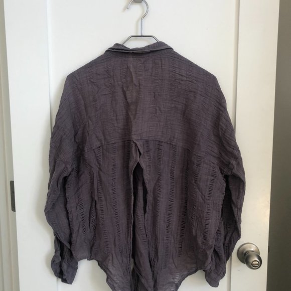 Free People linen button down top - Picture 4 of 4